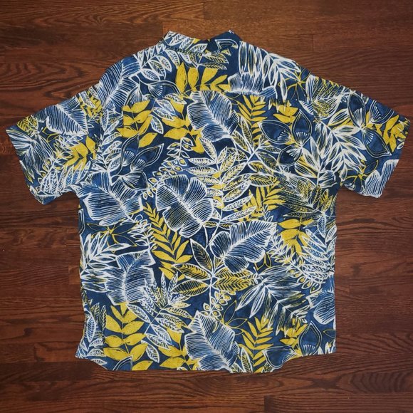 Jams World Hawaiian Button Down Shirt Men's Large Made in Hawaii - Picture 4 of 4